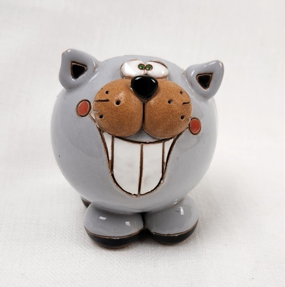 Happy Cat Pottery Desk Top Helper - Picture 1 of 7